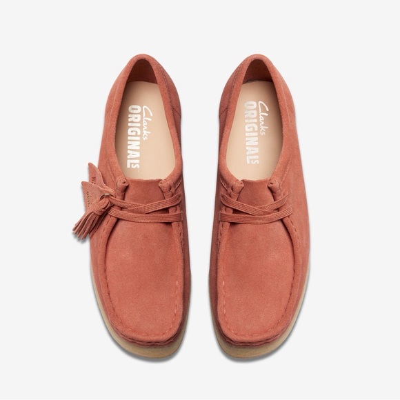 Free People Clark’s Originals Wallabee shoes in blush pink Sz 9 - Picture 2 of 13